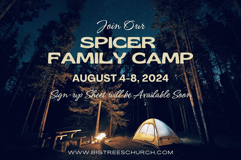 Spicer Family Camp Invitation 2024